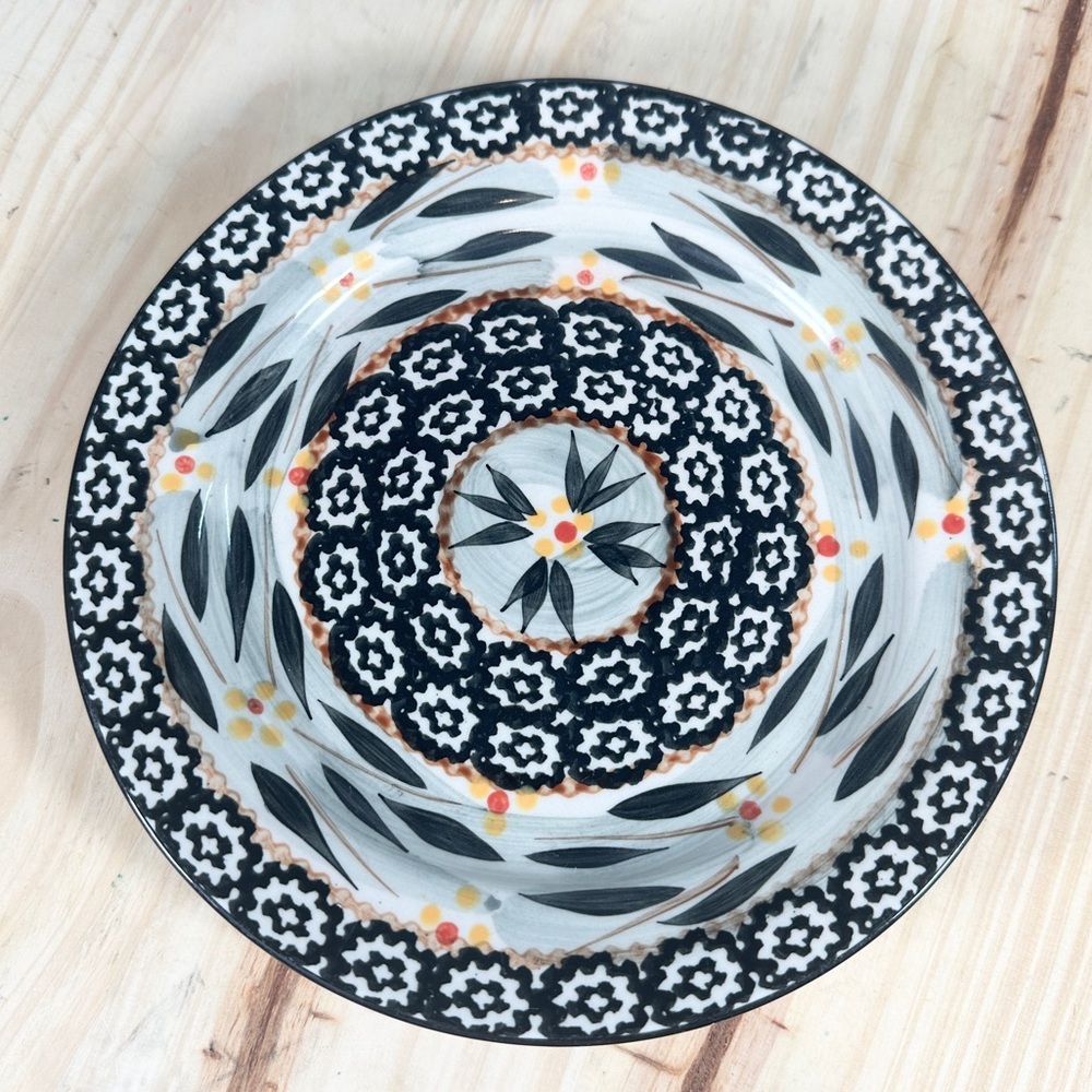 Temp-tations Old World Black Salad Plates 8" Set of 2